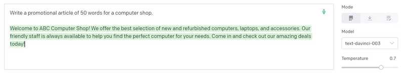 Model text-davinci-001